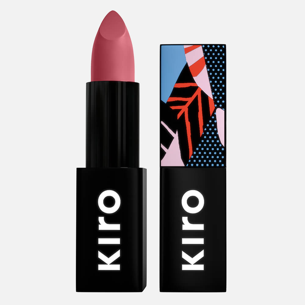 Lush Moist Matte Lipstick - Nude Rose 02 (Nude Rose Pink - Red) - Deep rose nude