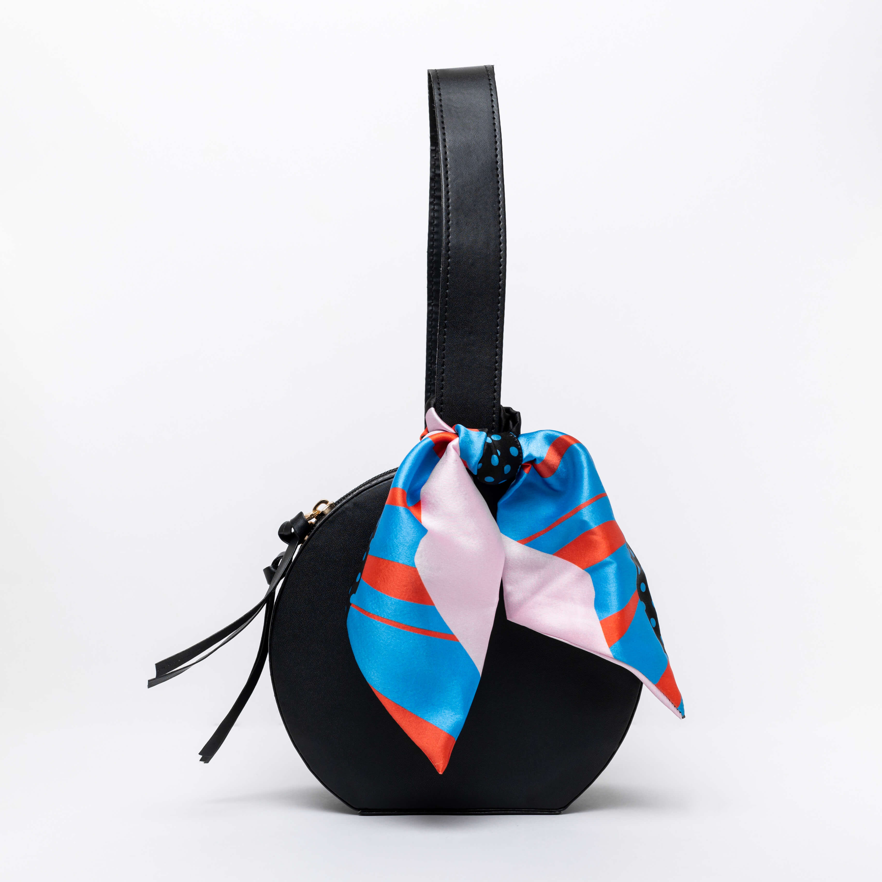 Kiro Vegan Leather Bag - Black  shade  