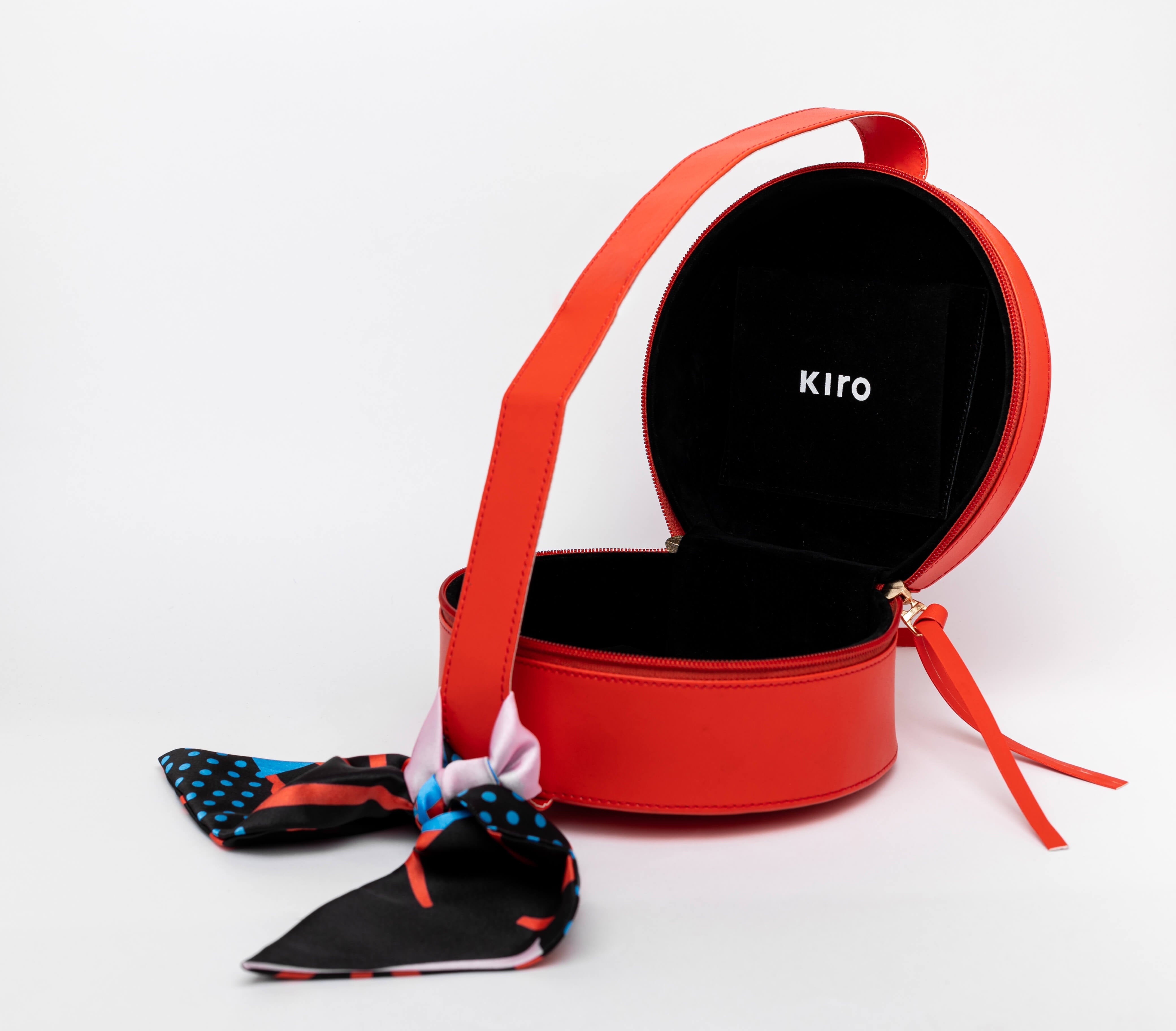 Kiro Vegan Leather Bag - Red shade  