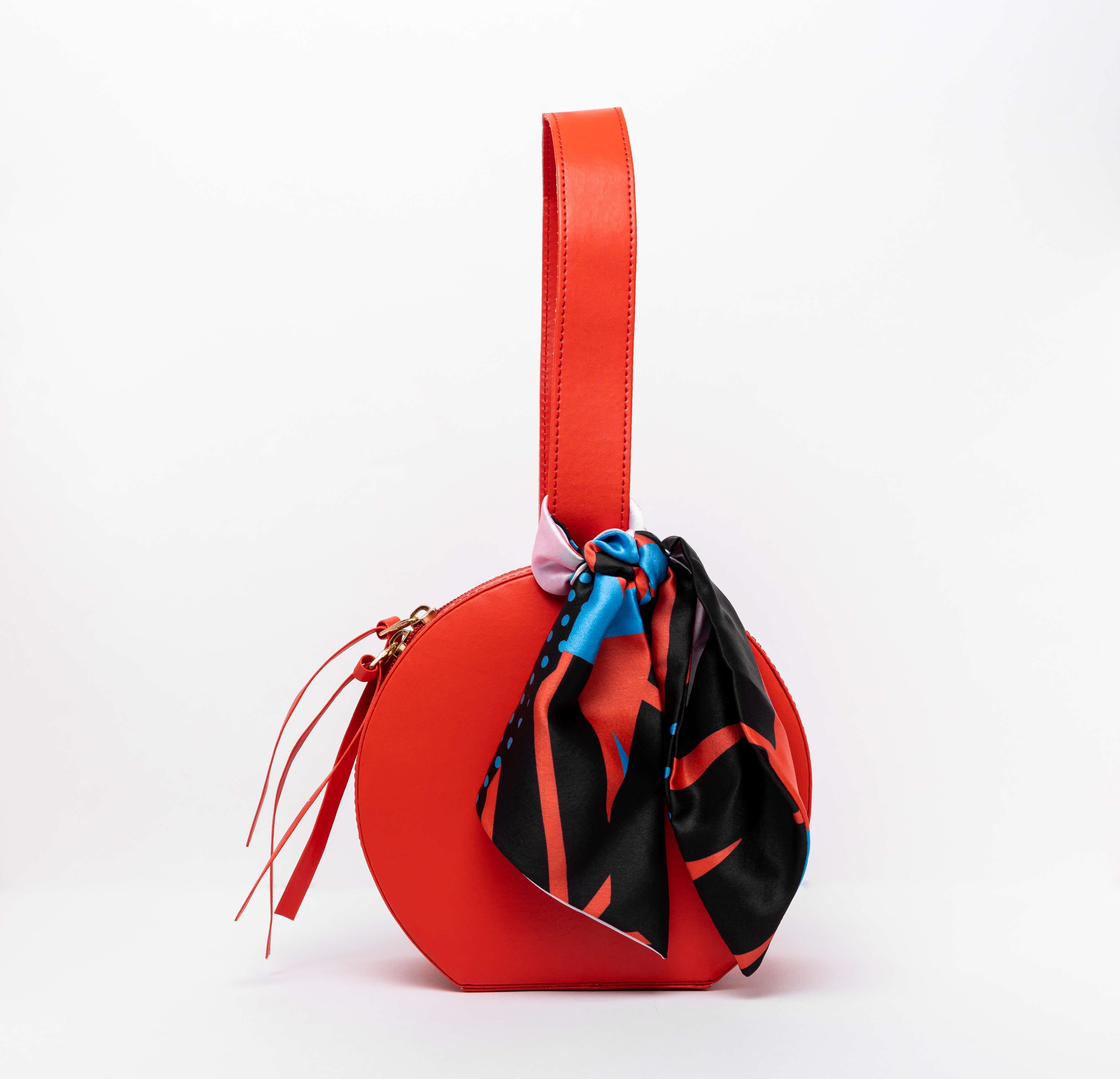 Kiro Vegan Leather Bag - Red shade  