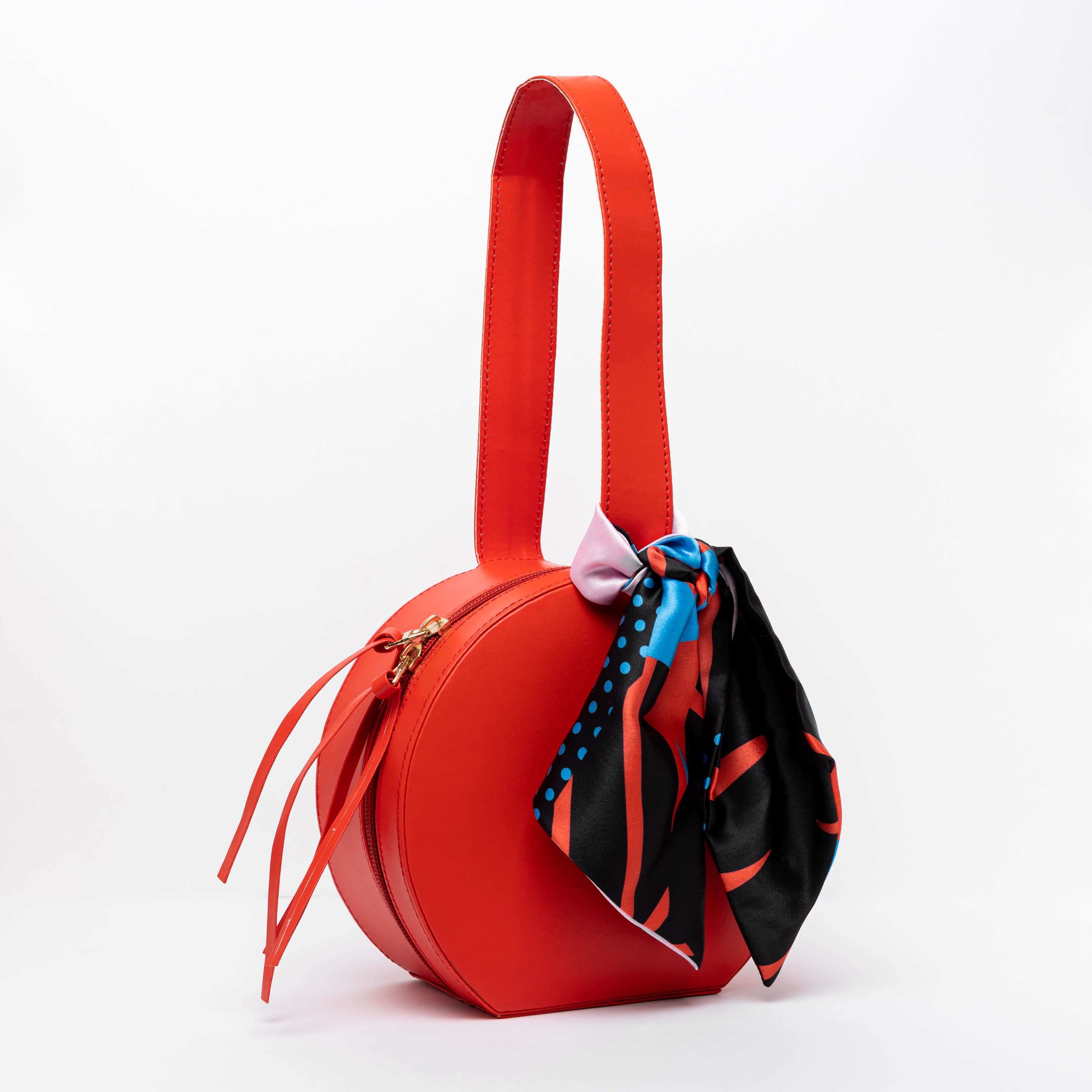 Kiro Vegan Leather Bag - Red  shade  